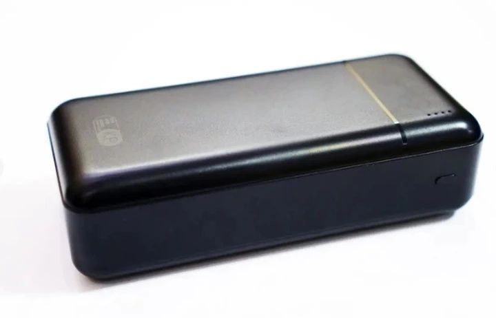 Портативний зарядний пристрій з індикатором рівня заряду та 2 USB KP KP-35 Power Bank на 30 000 mAh Чорний 6577/EW фото