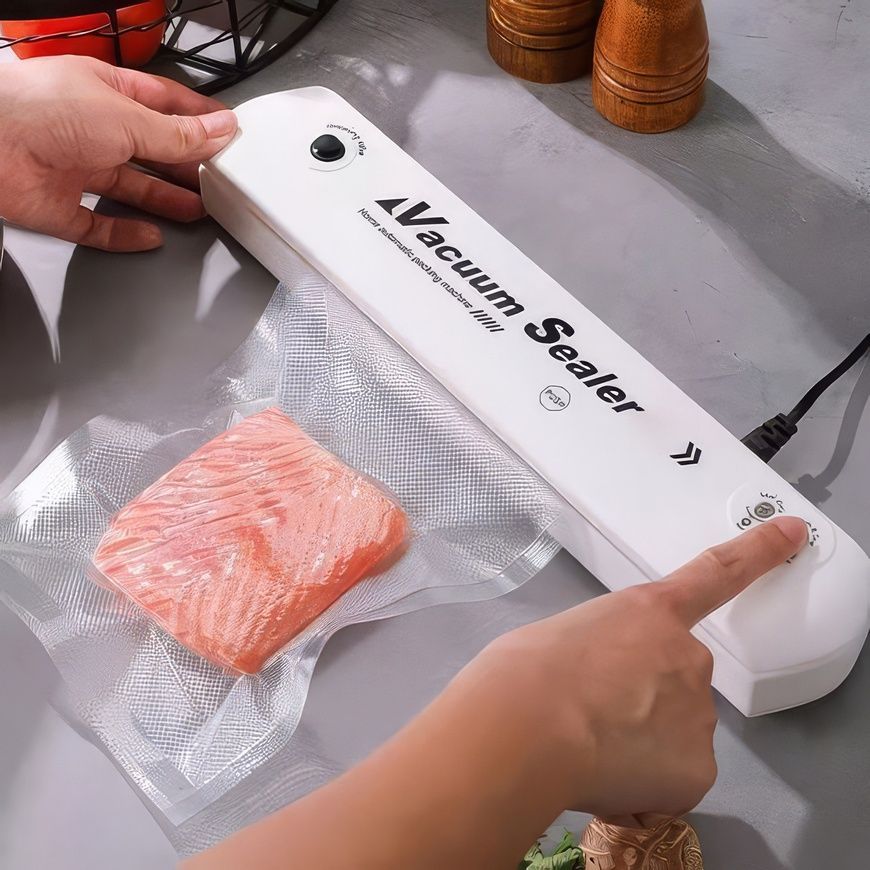 Вакууматор бытовой для хранения продуктов 90 Вт Vacuum Sealer ZWPA-001/DT фото