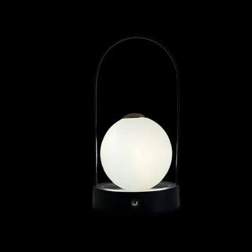 Круглий LED нічник на підставці із сенсорним керуванням на акумуляторі D25 Нічник зі зміною кольору світіння 16282/MG фото