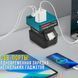 Акумуляторний інвертор напруги з 2 розетками, USB портами та дисплеєм 18V-220V 9540/SP фото 4