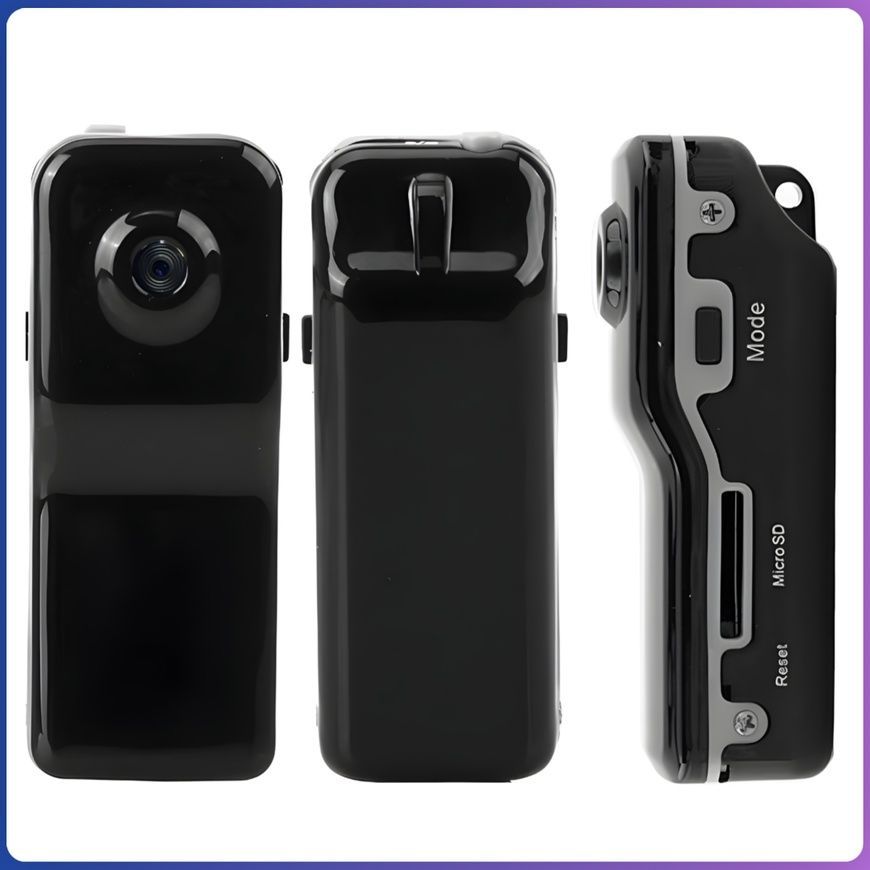 Мини видеокамера&nbsp;с поддержкой microSD и аккумулятором&nbsp;230 мАч​​​​​​​&nbsp;Digital MD80 VEN2315/VEN фото