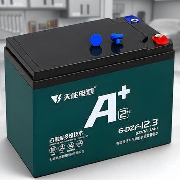 Тяговий акумулятор 6-DZF-12.3 для електроскутера 12V/12.3Ah 0392/МК фото