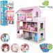 Детский игрушечный трехэтажный домик для кукол TREE TOYS MD 1204 Игрушечный домик с мебелью MD 1204 фото 4