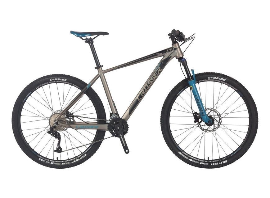 Горный велосипед 27,5 дюйма 18 рама Crosser Solo (2*9) Чёрный Solo 27,5 2*9 18 Ч фото