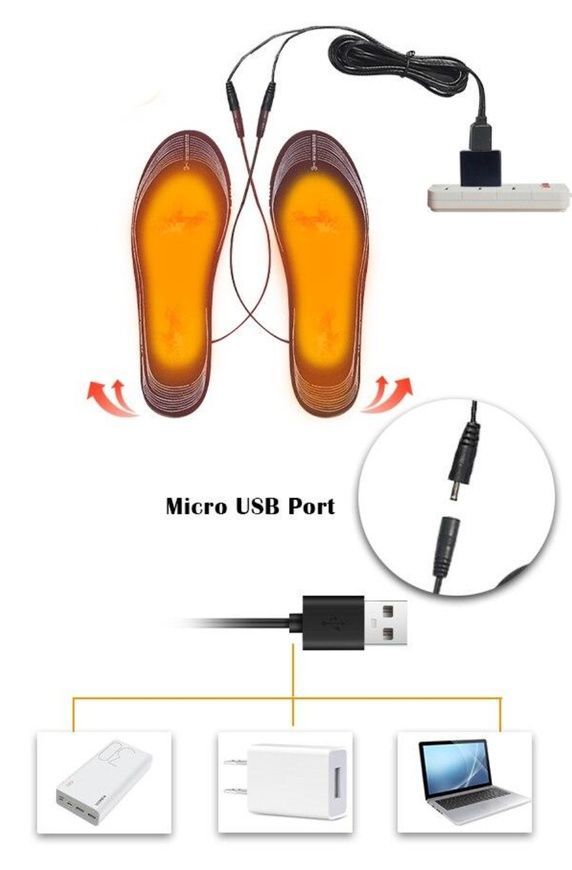 Стельки с подогревом от USB 35-45 см 0055-3/MK фото