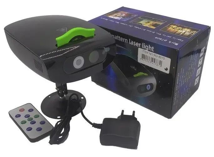 Лазерная установка для дискотеки RD-8010L RGB с пультом управления 14576/MG фото