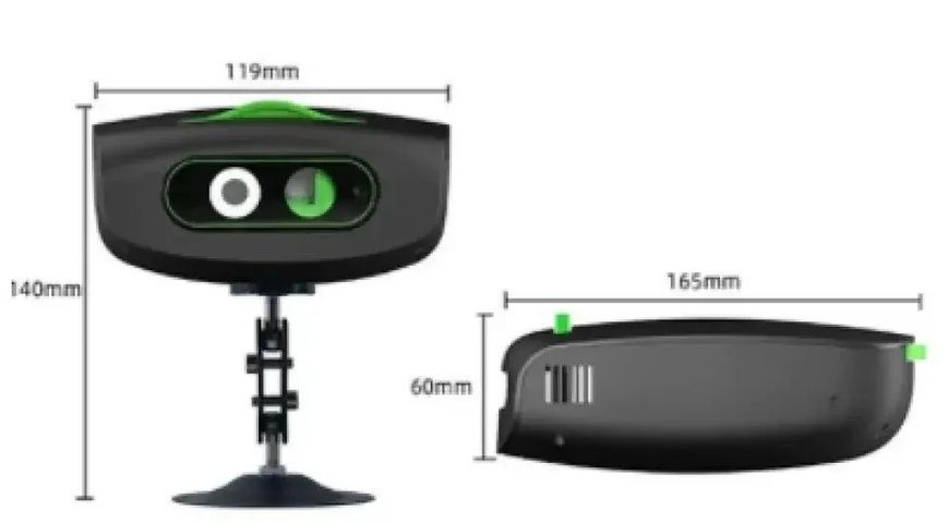 Лазерная установка для дискотеки RD-8010L RGB с пультом управления 14576/MG фото