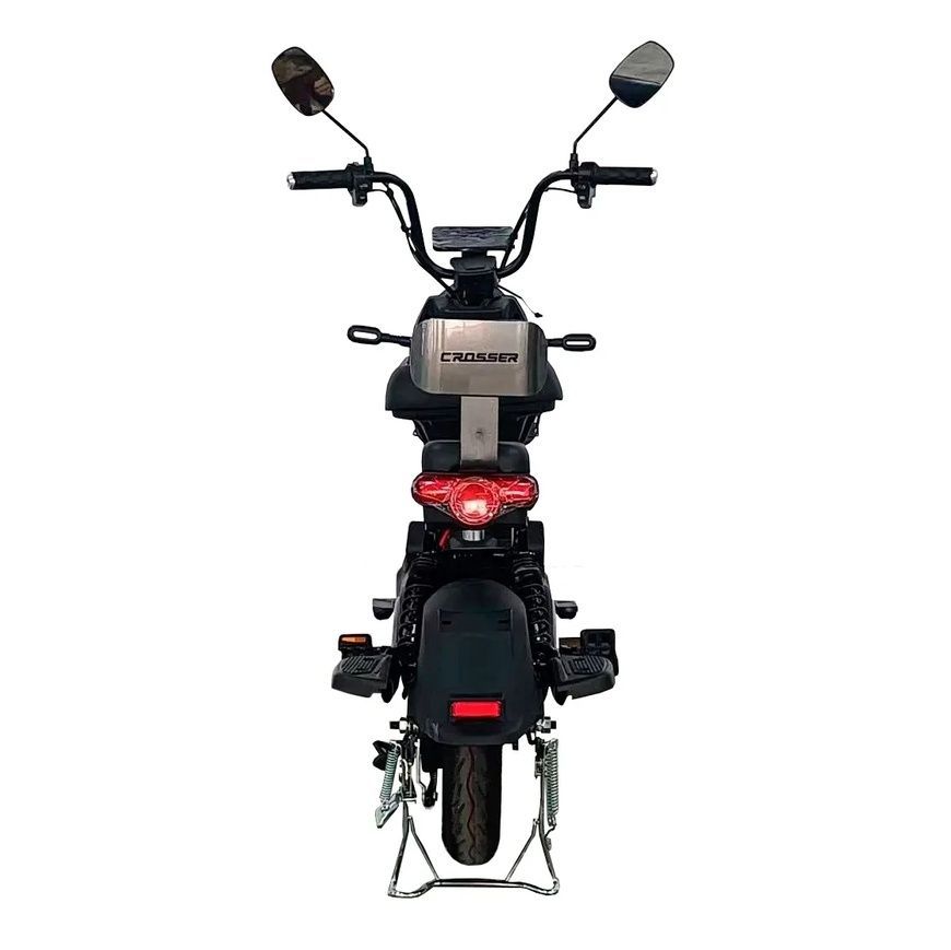 Електровелосипед двомісний Crosser CR2 600W Сірий Комфортний електровелосипед з потужним двигуном СR-2 600w-1С фото
