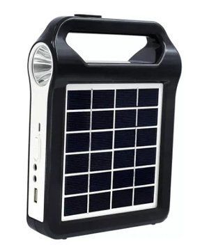 Ручний ліхтар PowerBank із сонячною панеллю 9V 3W EP-035 15362/MG фото