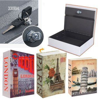 Сейф-книга маленькая на замке с ключом Книга-сейф маленькая фото