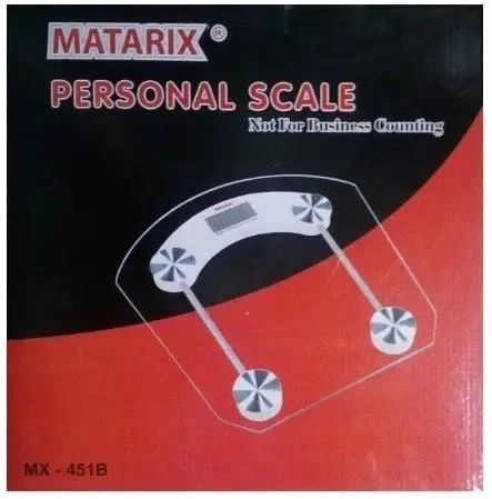 Весы электронные напольные MATARIX MX-451B до 180 кг Бытовые весы из закаленного стекла Прозрачные 9534/MX фото