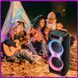 Портативна Bluetooth колонка 2х8" з бездротовим мікрофоном та пультом ДК ZQS8280 60W 6091/EW фото 4
