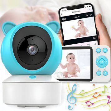 Дитяча Wi-Fi відеоняня з Full HD камерою, LCD-монітором та двостороннім зв'язком C8 0469/МК фото