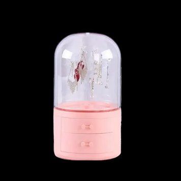Настольный органайзер для украшений и косметики с двумя выдвижными ящиками GW882 3238-8 Розовый 00264/MB фото