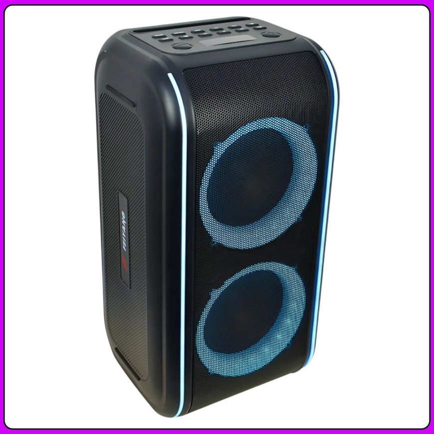 Портативная&nbsp;Bluetooth колонка 2х6.5" с RGB подсветкой&nbsp;и поддержкой MicroSD&nbsp;FG206-22&nbsp;30W 5359/EW фото