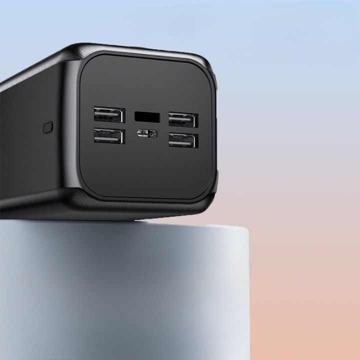 Портативное зарядное устройство Power Bank с индикатором заряда и ремешком на руку AWEI P114K 50000 mAh Черный 9573/SP фото