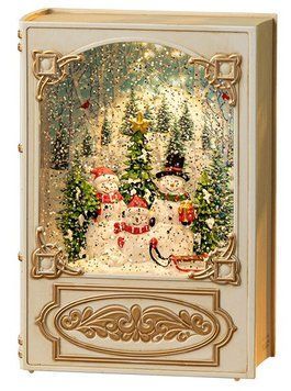 Новорічний музичний нічник-світильник XMAS WDL 24023B Музична новорічна книжка 3579-1/SP фото