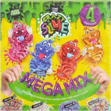 Набір для проведення дослідів "Crazy Slime 4в1" укр. SLM-03-01U,02U ДТ-СО-16-10 106265/KL фото