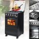 Газовая плита&nbsp;с четырьмя конфорками, духовкой и&nbsp;нержавеющей поверхностью&nbsp;RAF R.8514 5274/AND фото 1