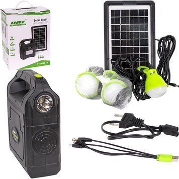 Сонячна станція ліхтар Power Bank Solar Light DT-9026B світильник 114174/KL фото