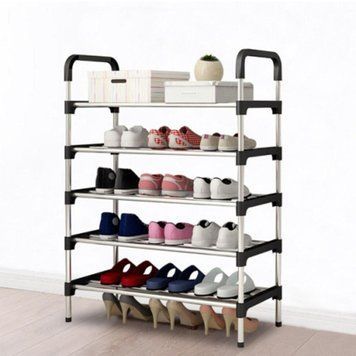 Полиця для взуття на 5 полиць 58*26*99 см New shoe rack Полиця-підставка для взуття 01545/D фото