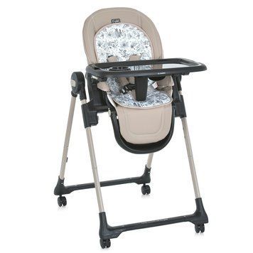 Дитячий стільчик для годування на коліщатках з підносом EL CAMINO CRYSTAL ME 1037-B Beige Бежевий ME 1037-B Beige фото