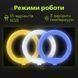Светодиодная кольцевая лампа 56 см 3D RGB с усиленным штативом на 2,1 м Двухсторонняя цветная LED лампа 02412/MB фото 6