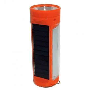 Фонарь аккумуляторный для кемпинга Vesta V-7509 Фонарик на солнечной батарее Оранжевый 7509О/208 фото