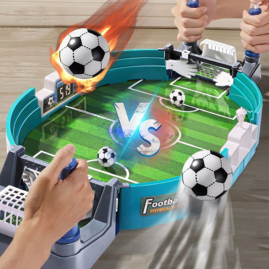 Настільний пластиковий Футбол з 4 джойстиками та 2 м'ячами Tabletop Football MA434 MA434/KR фото