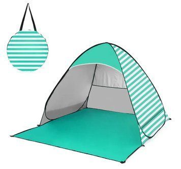 Пляжний намет автоматичний саморозкладний двомісний в чохлі Tent For Tourist 150x160 см Зелений 6155/GR фото