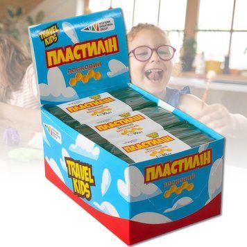 Восковий пластилін "Travel Kids" Гамма Зелений Упаковка 12 шт по 30 грам 105776/KL фото