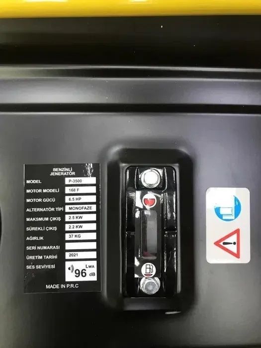 Бензиновий генератор EX-POWER P-3500, однофазний 220 V, 50 Hz, 3.5KVA(2500W) EX-POWER P-3500 фото