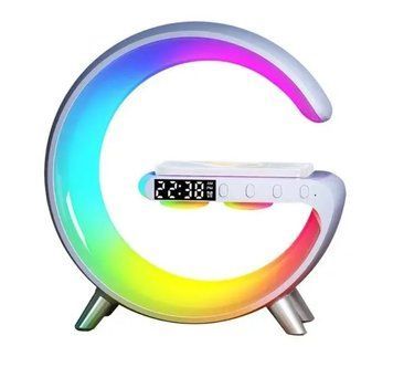 Розумна настільна бездротова лампа Bluetooth із зарядкою та будильником Smart Light Machine BT3402 16236/MG фото