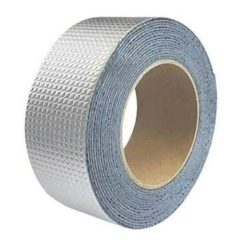 Міцна липка стрічка з алюмінієвим покриттям Butyl Self Adhesive 10м Алюмінієвий скотч 7233/SP фото