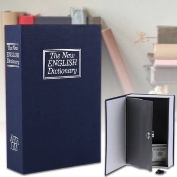 Сейф-книга "ENGLISH Dictionary" на замке с ключом Синяя 265&times;200&times;65 мм 97459-2/KL фото