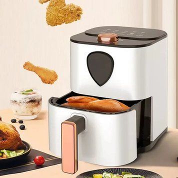 Аерофритниця для смаження без олії на 6л з Air Fryer Su Tai ST-606 Фритюрниця на 1000Вт для кухні 6694/EW фото