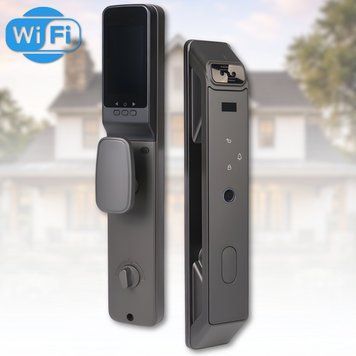 Розумний дверний замок з 3D-розпізнаванням облич, камерою Wi-Fi та відбитком пальця&nbsp;LOCK97 LOCK97/KR фото