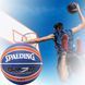 Баскетбольный мяч Spalding №7 MS 3458 Резиновый мяч для игры в баскетбол&nbsp;12 панелей Синий MS 3458-с фото 1