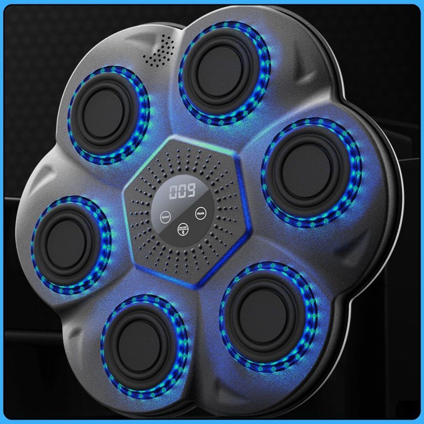 Настенный боксерский тренажер&nbsp;с LED-подсветкой, Bluetooth-колонкой и режимами тренировки 4669/AND фото