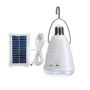 Лампа світлодіодна на гачку та акумуляторі 28В Bailong Solar AP-3631 Світильник із сонячною панеллю 6845/EW фото