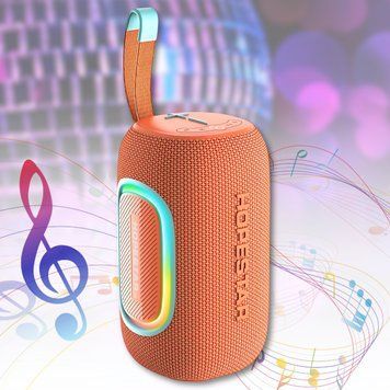 Портативная Bluetooth-колонка&nbsp;с RGB подсветкой и поддержкой TWS&nbsp;Hopestar P65 20W Оранжевый 01725-5/MB фото