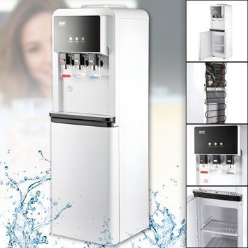 Напольный кулер для воды&nbsp;с тремя выходами и&nbsp;электронной системой охлаждения&nbsp;RAF R.11018 645W 5051/AND фото