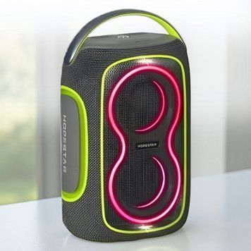 Бездротова Bluetooth колонка з двома динаміками та RGB підсвічуванням Hopestar H59 Сіра 17224-1-Сер/MG фото