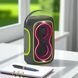 Бездротова Bluetooth колонка з двома динаміками та RGB підсвічуванням Hopestar H59 Сіра 17224-1-Сер/MG фото 3
