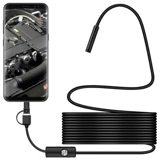 Камера Endoscope 2 м Android Micro-Usb Гибкая камера эндоскоп с подсветкой НФ-00005853/MX фото