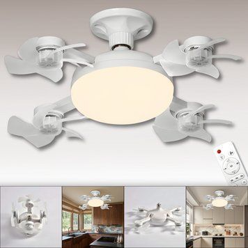 LED лампа&nbsp;у патрон&nbsp;з вентилятором&nbsp;та 3 режимами освітлення&nbsp;60W | E27 AY1053 17693/MG фото