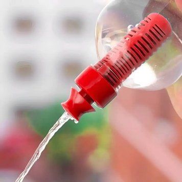 Пластикова пляшка для води з фільтром та карабіном 550 мл Bottle Спортивна пляшка для води 2355/AND фото
