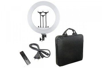 Кільцева LED лампа Ring Light 36 см R-14 набір для блогера 15459/MG фото