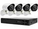 Набор уличных камер видеонаблюдения DVR KIT 7004 AHD 4ch Gibrid регистратор и камера для дома 7004/DT фото 1