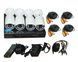 Набор уличных камер видеонаблюдения DVR KIT 7004 AHD 4ch Gibrid регистратор и камера для дома 7004/DT фото 5